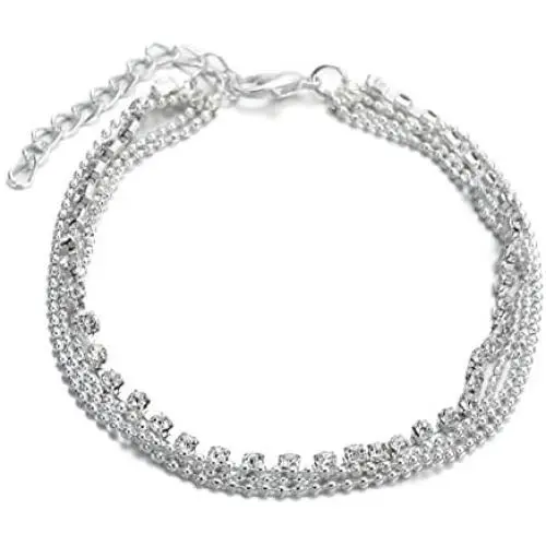 Fashion Anklet Bracelets for Women Bohemian Charm Ankle Bracelets for Girls Summer Beach Foot Adjustable Jewelry Gifts