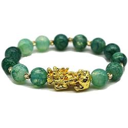 YGLINE 7 Chakra Stone Bead Bracelets Yoga Reiki Healing Crystals Gemstone Beaded Bracelet Friendship Inspirational Charm Bracelet for Women Men