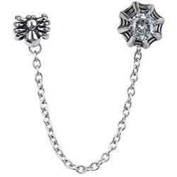 Chain Linked Upper Ear Stud Punk Sword Dangle Surgical Steel Helix Cartilage to Lobe Stud Earring