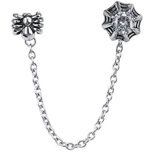 Chain Linked Upper Ear Stud Punk Sword Dangle Surgical Steel Helix Cartilage to Lobe Stud Earring