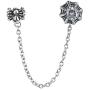 Chain Linked Upper Ear Stud Punk Sword Dangle Surgical Steel Helix Cartilage to Lobe Stud Earring