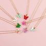 8 Pairs Butterfly necklace Earrings set - Acrylic Butterfly Pendant Necklace, Butterfly Stud Earrings, Great for Women,Girls