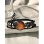 Leather Bracelet Woven Braided Muslim Allah Religions Jewelry Talisman Amulet Keep Calm Inscription (style 3)