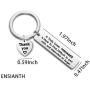 ENSIANTH Manager Gift A Truly Great Manager is Hard to Find Difficult to Part with and Impossible to Forget Keychain Thank You Gift for Management,Leader,Boss