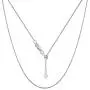 10k White Gold Adjustable Box Link Chain Necklace, 0.7mm, 22'' 10k White Gold Adjustable Box Link Chain Necklace, 0.7mm, 22''