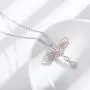 Dragonfly Necklace 925 Sterling Silver Infinity Pendant Necklace Dragonfly Jewelry Gifts for Women