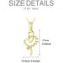 14k Gold Heart Pendant Necklace for Women, Real Yellow Gold Chain Necklace Jewelry Gifts for Mother Wife Daughter, 18 Inch 14k Gold Heart Pendant Necklace for Women, Real Yellow Gold Chain Necklace Jewelry Gifts for Mother Wife Daughter, 18 Inch