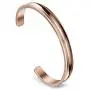 WUSUANED Hair Tie Bracelet Stainless Steel Grooved Cuff Bangle Gift for her