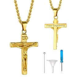 GOLDCHIC JEWELRY Stainless Steel Pet/Cross/Birthstone/Tree of Life Personalized Text/Photo Cremation Urn Necklace Keepsake Memorial Jewelry with Filling Kit Waterproof,with Gift Box