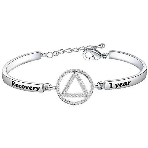 KUIYAI AA Yearly Bracelet Recovery 1 Year 2 Year 3 Year Alcoholics Anonymous Gift Addiction Recovery Jewelry KUIYAI AA Yearly Bracelet Recovery 1 Year 2 Year 3 Year Alcoholics Anonymous Gift Addiction Recovery Jewelry