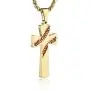 HZMAN Baseball Cross Pendant, I CAN DO ALL THINGS STRENGTH Bible Verse Stainless Steel Necklace 22+2'' Chain HZMAN Baseball Cross Pendant, I CAN DO ALL THINGS STRENGTH Bible Verse Stainless Steel Necklace 22+2'' Chain
