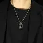 Feilong 22inch Mens Stainless Steel Necklace,Gothic Mens Necklaces & Pendants Dragon and Skull Necklace for Men Birthday Gifts for Men