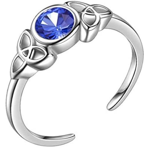 Aurora Tears Music/Knot Rings Women 925 Sterling Silver Music/Celetic Earrings Crystal Fashion Jewelry