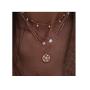 Kercisbeauty Moon and Star 4 Layered Necklace Gold Pendant for Wome and Girls Charm Jewelry Set Gift Her