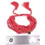 LESLIE BOULES Red Multi Strand Miyuki Glass Seed Beads Adjustable Tassel Bracelet Handmade Jewelry LESLIE BOULES Red Multi Strand Miyuki Glass Seed Beads Adjustable Tassel Bracelet Handmade Jewelry