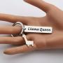 BAUNA Llama Gifts Alpaca Pendant Llama Queen Keychain Animal Llama Jewelry