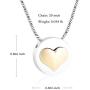 Cremation Jewelry for Ashes, Urn Necklace for Ashes Women Men Memorial Pendant -God Has You in his Arms I Have You in My Heart