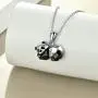 Panda Urn Necklace for Ashes 925 Sterling Silver Origami Panda Pendant Cremation Keepsake Necklace for Women Jewelry Panda Urn Necklace for Ashes 925 Sterling Silver Origami Panda Pendant Cremation Keepsake Necklace for Women Jewelry
