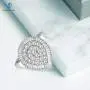 JEWELEXCESS White Diamond 1 Carat Ring with Sterling Silver for Women & Girls | Teardrop Halo Promise Ring with Round & Baguette Cut Diamonds JEWELEXCESS White Diamond 1 Carat Ring with Sterling Silver for Women & Girls | Teardrop Halo Promise Ring with Round & Baguette Cut Diamonds