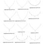 Yadoca 12 Pcs Layered Choker Chain Necklace for Women Star Tassel Moon Heart Beads Coin Pendant Boho Necklace Adjustable Jewelry Set