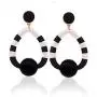 Womens Handmade Tassel Drop Earrings Ethnic Round Thread Oval Statement Dangle Earings Bohemia Jewelry