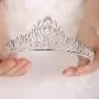 FXmimior Silver Bridal Wedding Crown Headband Women Crystal Tiara Headpiece Wedding Hair Accessories FXmimior Silver Bridal Wedding Crown Headband Women Crystal Tiara Headpiece Wedding Hair Accessories