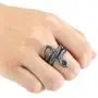 316L Stainless Steel Jewelry Serpent Shape Punk Style Solid Unisex Snake Ring 316L Stainless Steel Jewelry Serpent Shape Punk Style Solid Unisex Snake Ring