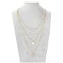 Unicra Multi-Layer Necklace Choker with Long Chain for Women and Girls