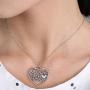 Luvalti Love You Mom Heart Pendant Necklace - Personalized Jewelry Gift - Makes The Perfect Mom Gift