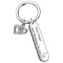 De&ai Inspirational Flamingo Keychain, Never Forget How Flamazing You are Keychain Motivational Gift for Friends Family Jewelry