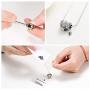 constantlife Cremation Jewelry for Ashes Stainless Steel Small Heart Shape Pendant Memorial Urn Necklace Charm Keepsake for Men Women