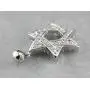 DTJEWELS 0.40 Ct D/VVS1 Diamond Beautiful Star Of David Shape Pendant Necklace 14k White Gold Finish Valentine Day Gift DTJEWELS 0.40 Ct D/VVS1 Diamond Beautiful Star Of David Shape Pendant Necklace 14k White Gold Finish Valentine Day Gift