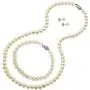 JewelExclusive Sterling Silver 6-6.5mm White Genuine Freshwater Pearl Earrings, Necklace & Bracelet Set JewelExclusive Sterling Silver 6-6.5mm White Genuine Freshwater Pearl Earrings, Necklace & Bracelet Set