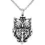 Jesse Ortega Eagle& Cat& Owl Animal Urn Necklace Cremation Jewelry Ashes Holder Keepsake Memorial Stainless Steel Necklace