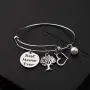 MAOFAED Meme Gift Bracelet Gift for Meme Best Meme Ever Grandma Expandable Wire Bangle Bracelet Grandma Gift MAOFAED Meme Gift Bracelet Gift for Meme Best Meme Ever Grandma Expandable Wire Bangle Bracelet Grandma Gift