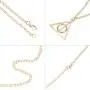 ZST Harry Potter Necklace Set Time Turner Deathly Hallows Pendant Necklace for Harry Potter Fans Collection or Decorations Magical Cosplay Costume Jewelry Merchandise(Golden) ZST Harry Potter Necklace Set Time Turner Deathly Hallows Pendant Necklace for Harry Potter Fans Collection or Decorations Magical Cosplay Costume Jewelry Merchandise(Golden)