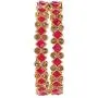 Efulgenz Indian Style Bollywood Gold Plated Crystal Rhinestone Faux Kundan Stone Wedding Bridal Bracelet Bangle Set Jewelry Efulgenz Indian Style Bollywood Gold Plated Crystal Rhinestone Faux Kundan Stone Wedding Bridal Bracelet Bangle Set Jewelry