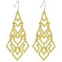 D EXCEED Womens Chandelier Drop Earrings Gift Wrapped Fashion Gold Cutout Tiered Dangle Drop Earrings