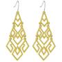 D EXCEED Womens Chandelier Drop Earrings Gift Wrapped Fashion Gold Cutout Tiered Dangle Drop Earrings