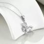LUHE Horse Pendant Necklace Sterling Silver Girls with Horse Gift for Women Girls