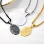 PROSTEEL Saint Michael The Archangel Necklace Pendant & Chain Catholic Religious Jewelry PROSTEEL Saint Michael The Archangel Necklace Pendant & Chain Catholic Religious Jewelry