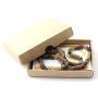 TipTopEco Unpolished Baltic Amber and Hazelwood Necklace for Adults - 17.7 Inches Long - Raw Green Beads