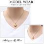 zeqingjw Always in My Heart Urn Necklace Cremation Jewelry for Ashes Pendants Memorial Lockets Keepsake Jewelry