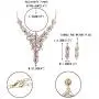 EVER FAITH Womens Marquise Crystal Flower Leaf Elegant Bridal Bib Collar Statement Necklace Earrings Set EVER FAITH Womens Marquise Crystal Flower Leaf Elegant Bridal Bib Collar Statement Necklace Earrings Set