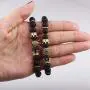 BOMAIL 8mm Crown King Charm Bracelet for Men Women Black Matte Onyx Natural Stone Beads Couple Jewelry BOMAIL 8mm Crown King Charm Bracelet for Men Women Black Matte Onyx Natural Stone Beads Couple Jewelry