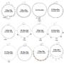 AIDSOTOU 12 Pcs Choker Necklaces Set for Teen Girls Women Bohemian Chain Chokers Gift Pack