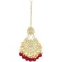 Aheli Stunning Indian Traditional Maang Tikka Earrings Set for Women Bollywood Ethnic Party Wear Fashion Jewelry for Women