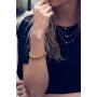 Gold Bracelets for Women, Gold Chain Bracelet, Gold Link Bracelet, Cuban Link Bracelet Gold Charm Bracelet 14k Gold Plated Bracelet Celebrity-Approved Gold Link Bracelet