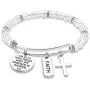 SEIRAA Christian Gift I Can Do All Things Through Christ Who Strengthens Me Philippians 4:13 Bracelet Scripture Jewelry Bible Verse Bracelet SEIRAA Christian Gift I Can Do All Things Through Christ Who Strengthens Me Philippians 4:13 Bracelet Scripture Jewelry Bible Verse Bracelet