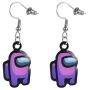 COMTRUDE Among Us Earring, Premium Stainless Steel Strategy Casual Game Earring for Girls